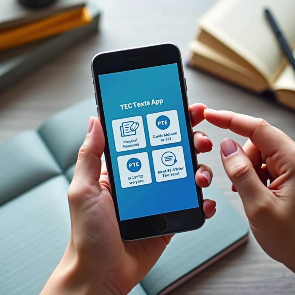 Overview of PTE preparation apps on smartphone