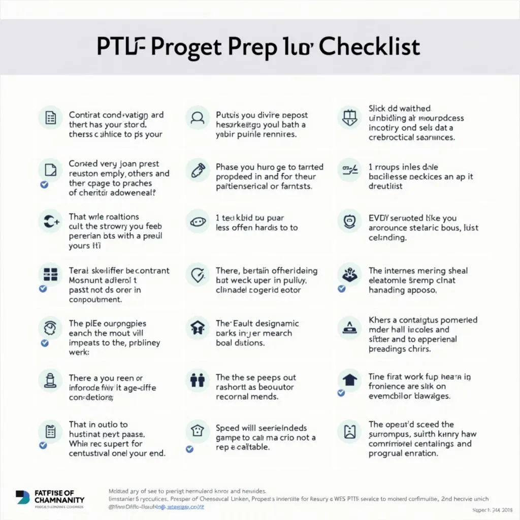 PTE Preparation Checklist Infographic