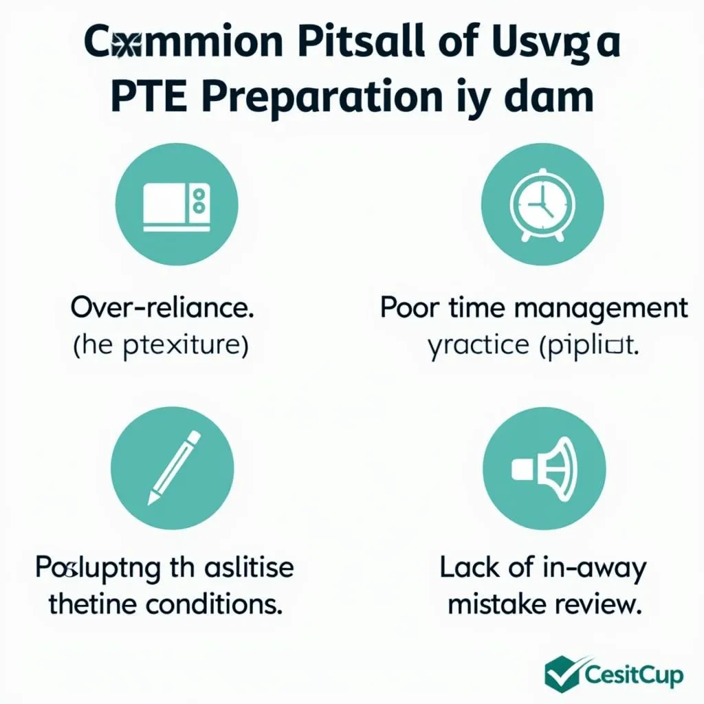 Common pitfalls in PTE app usage