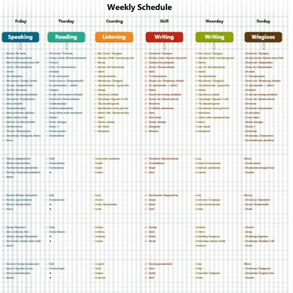 PTE preparation study schedule