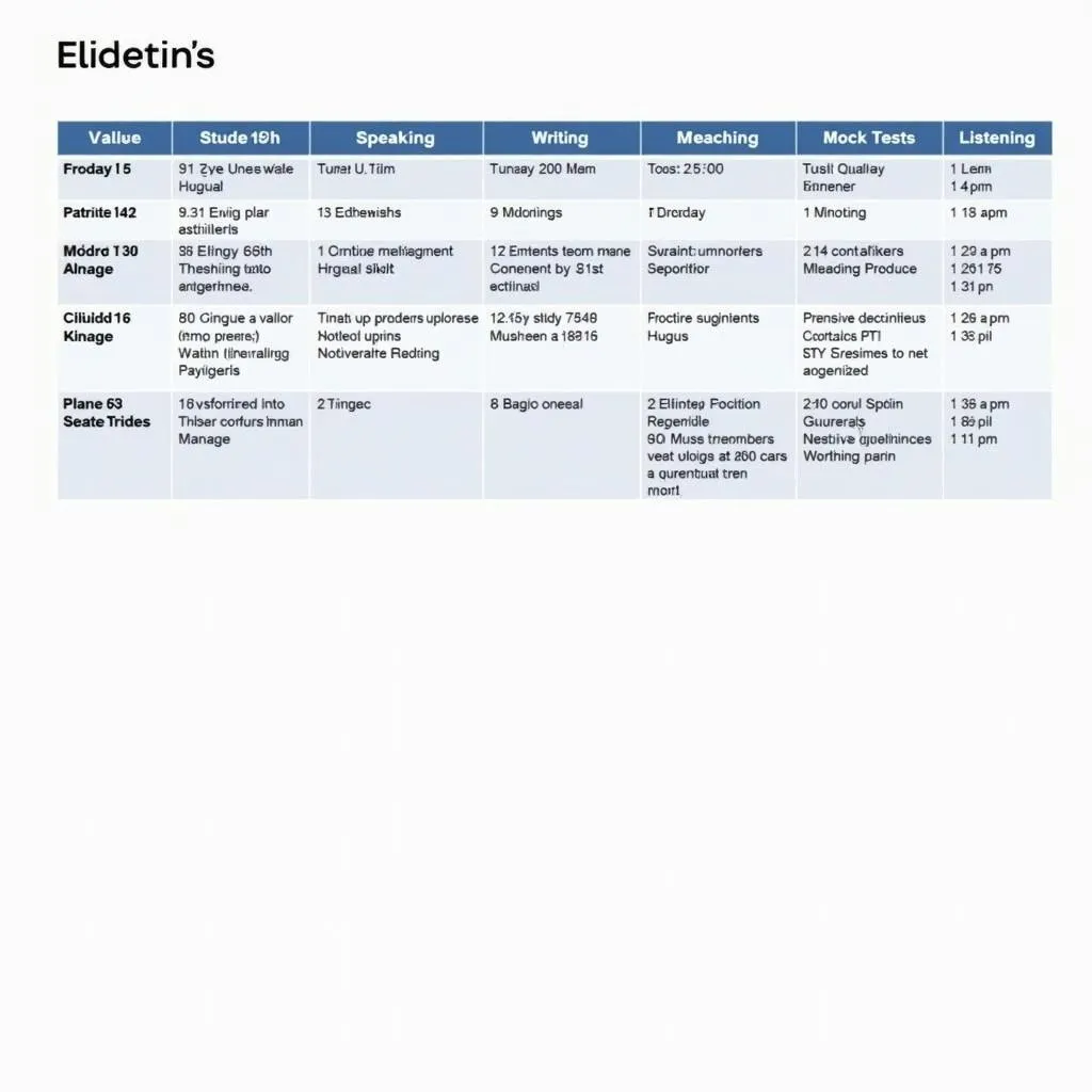 PTE preparation timeline study plan