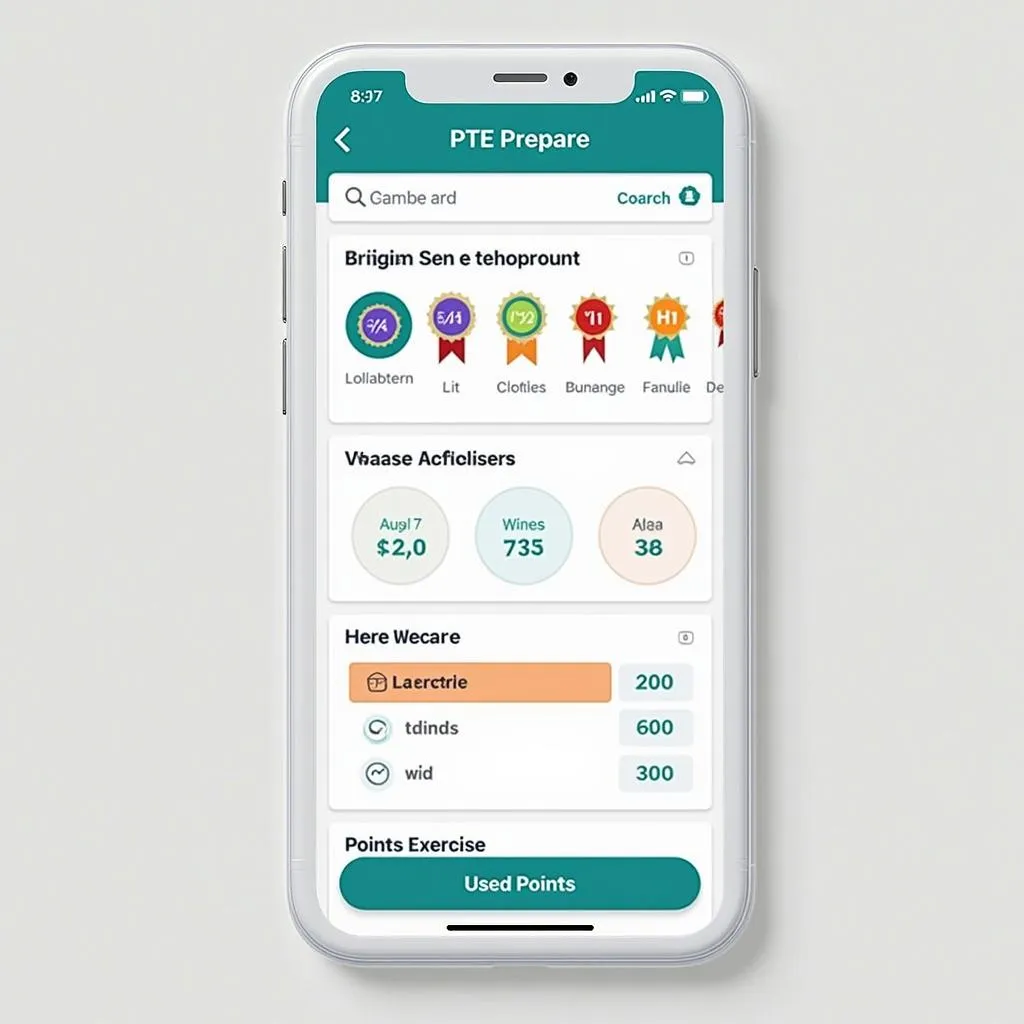 PTE Prepare App Gamification Features