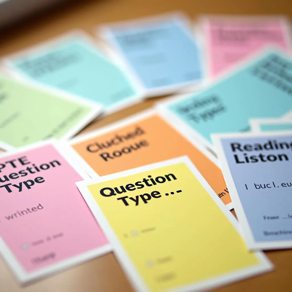 PTE Question Types Flashcards