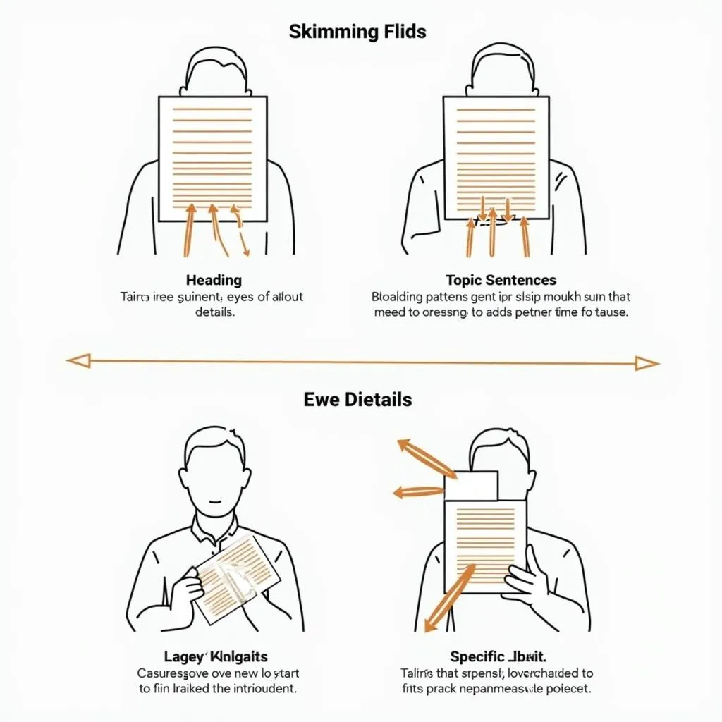 PTE reading comprehension techniques demonstrated