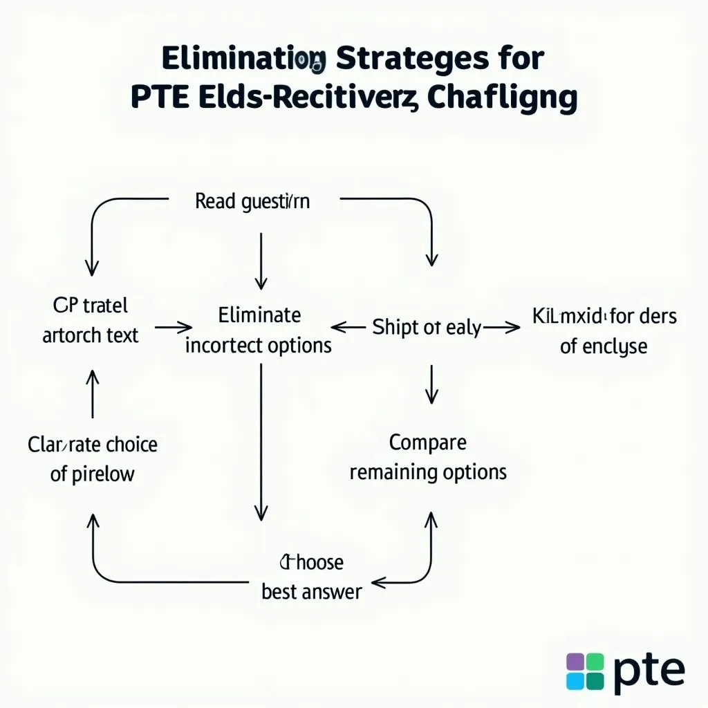 PTE Reading Elimination Strategy Flowchart