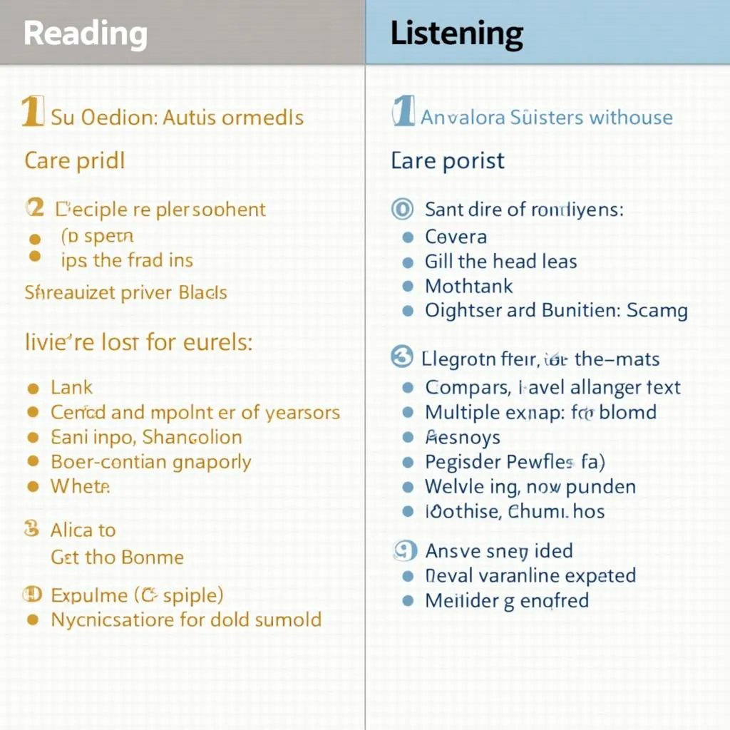 PTE Reading and Listening Skills Breakdown