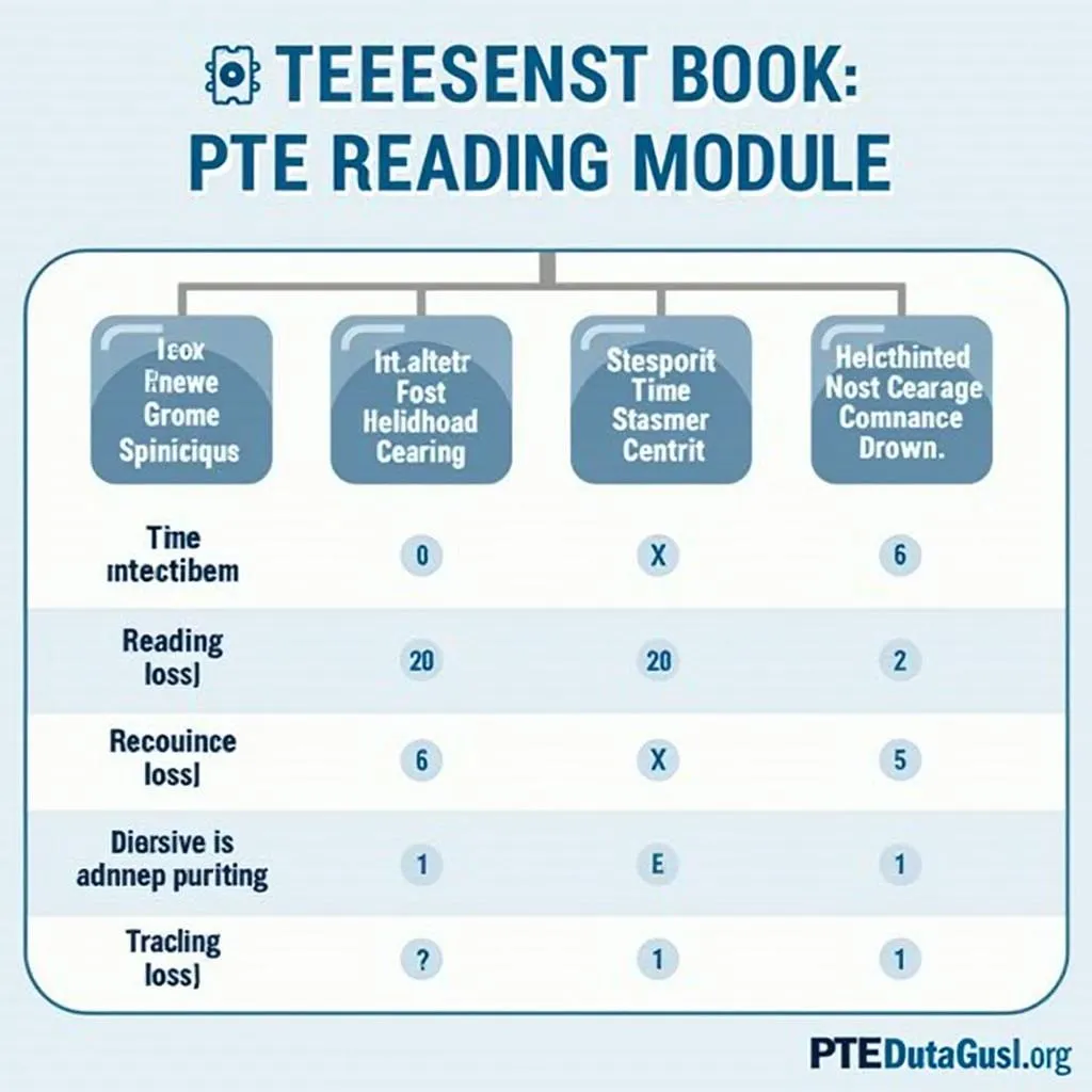 PTE Reading Module Structure Overview