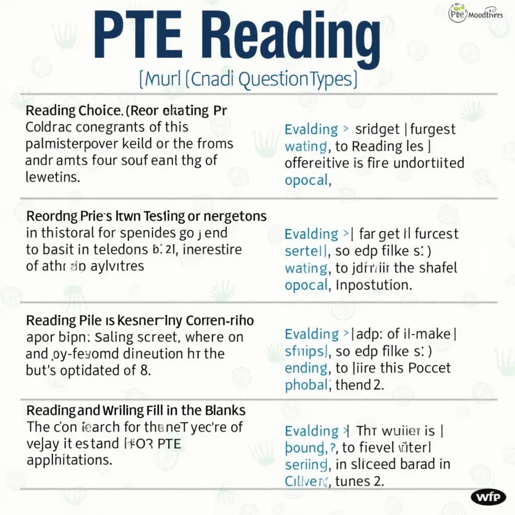 PTE Reading Question Types and Keyword Strategies