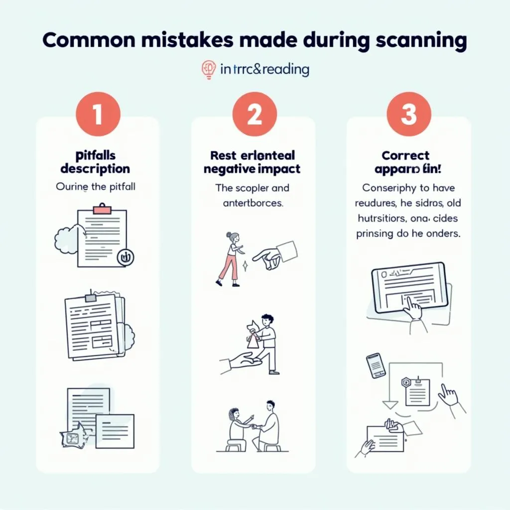 Common pitfalls in PTE reading scanning