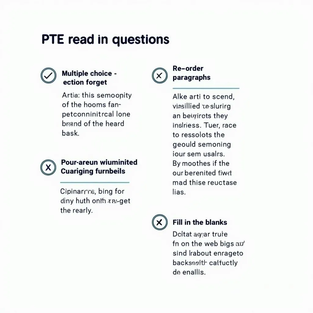 PTE Reading Section Overview