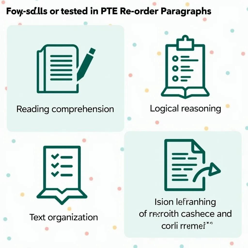 Key skills tested in PTE Re-order Paragraphs