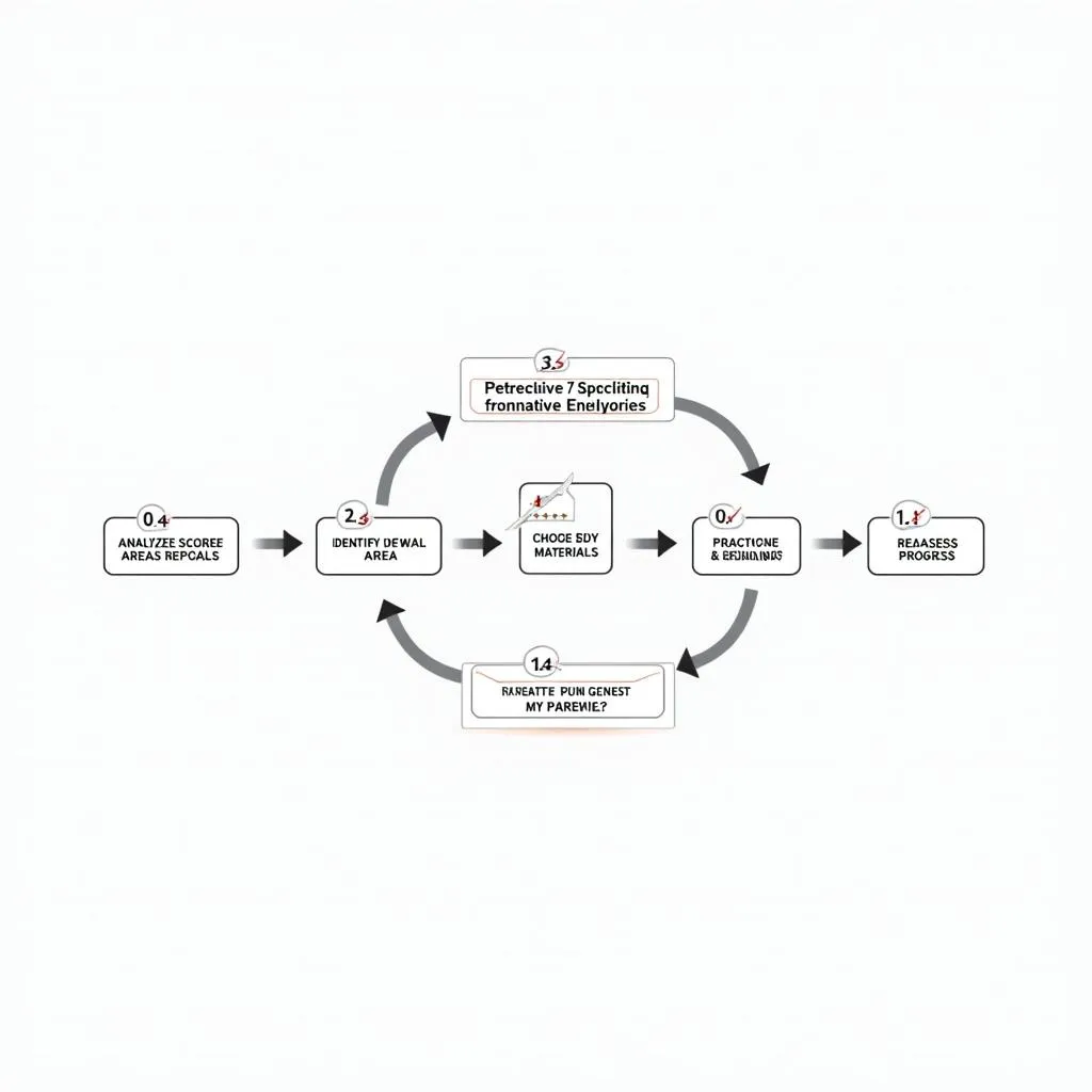 PTE Score Improvement Strategy Flowchart