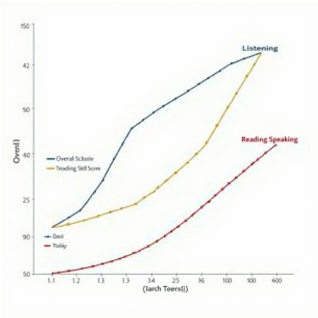 PTE Score Progress Chart