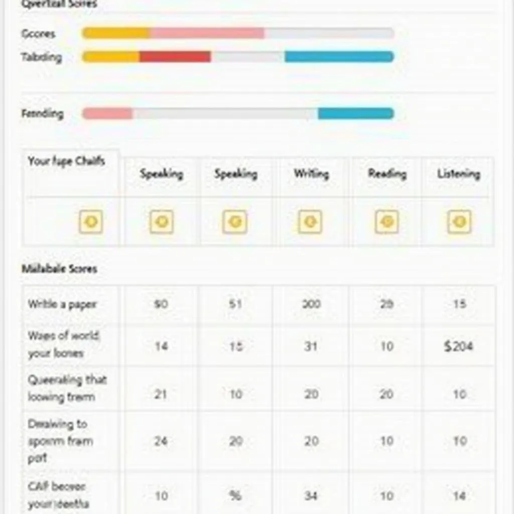 PTE Score Report Sample