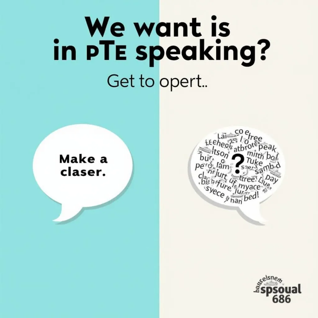 Importance of clarity in PTE speaking