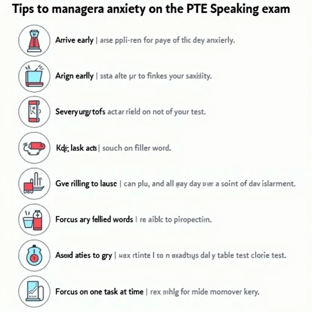 Tips for managing anxiety on PTE Speaking exam day