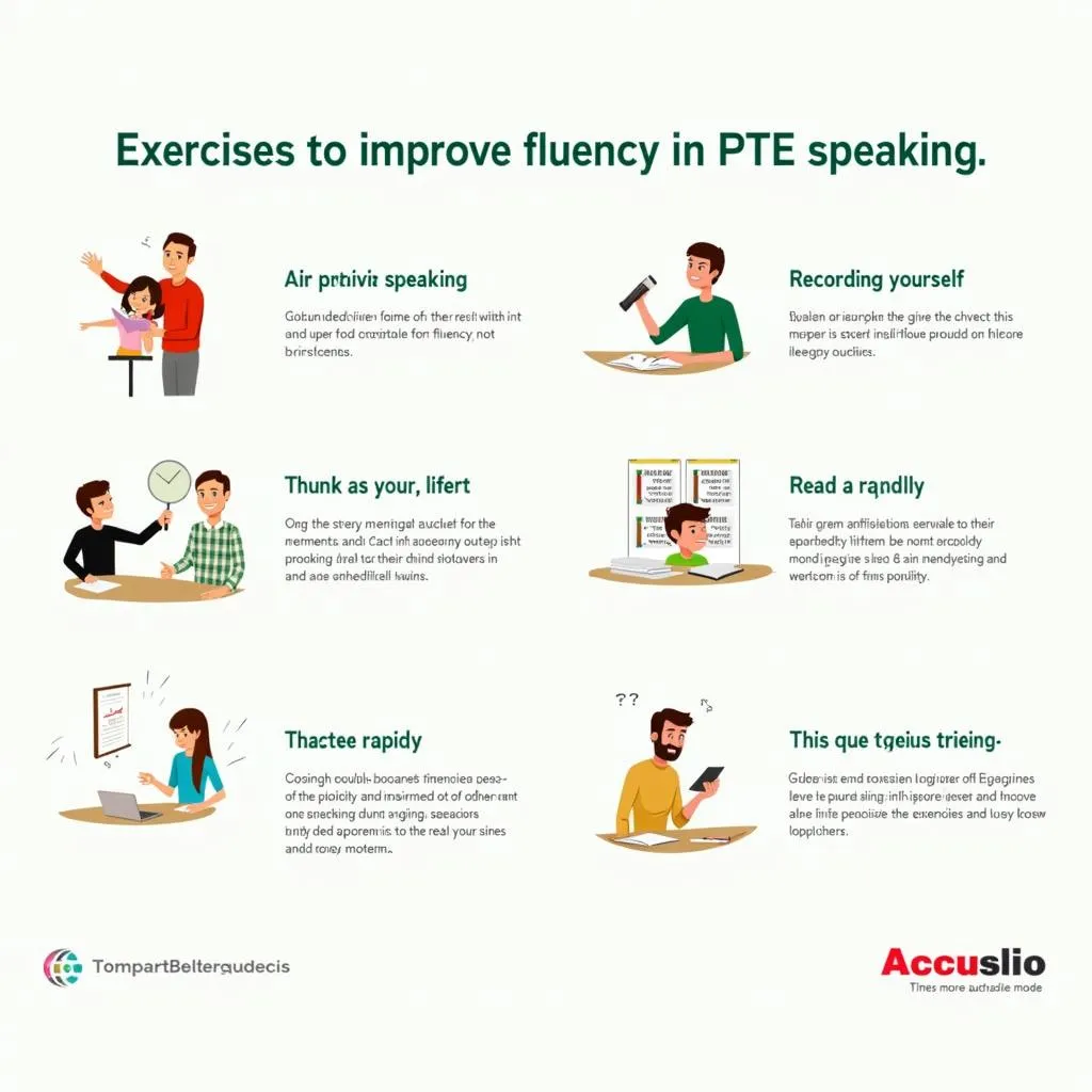 Practical exercises to improve fluency in PTE speaking