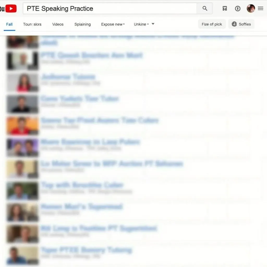 YouTube PTE Speaking Practice Resources