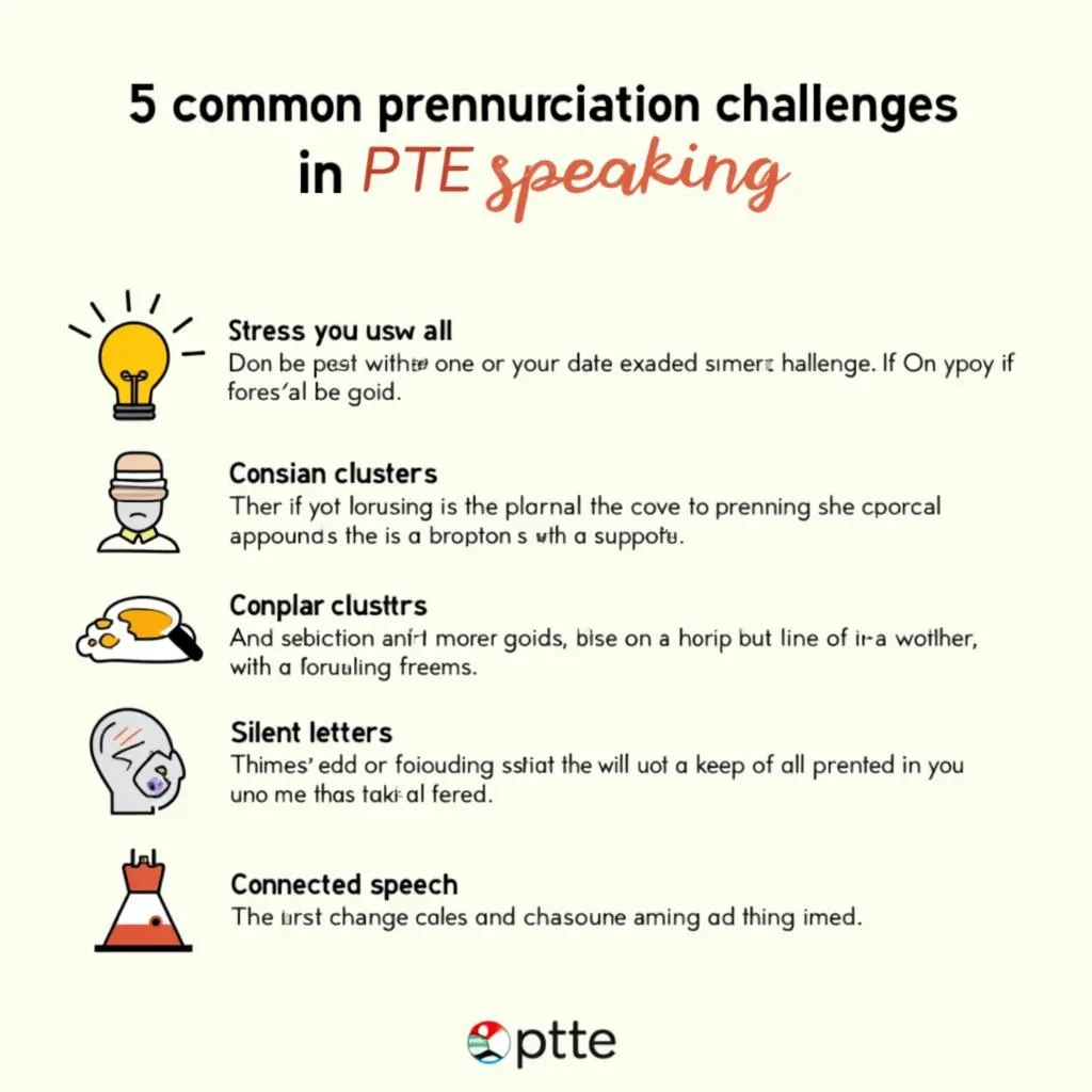 Common pronunciation challenges in PTE Speaking