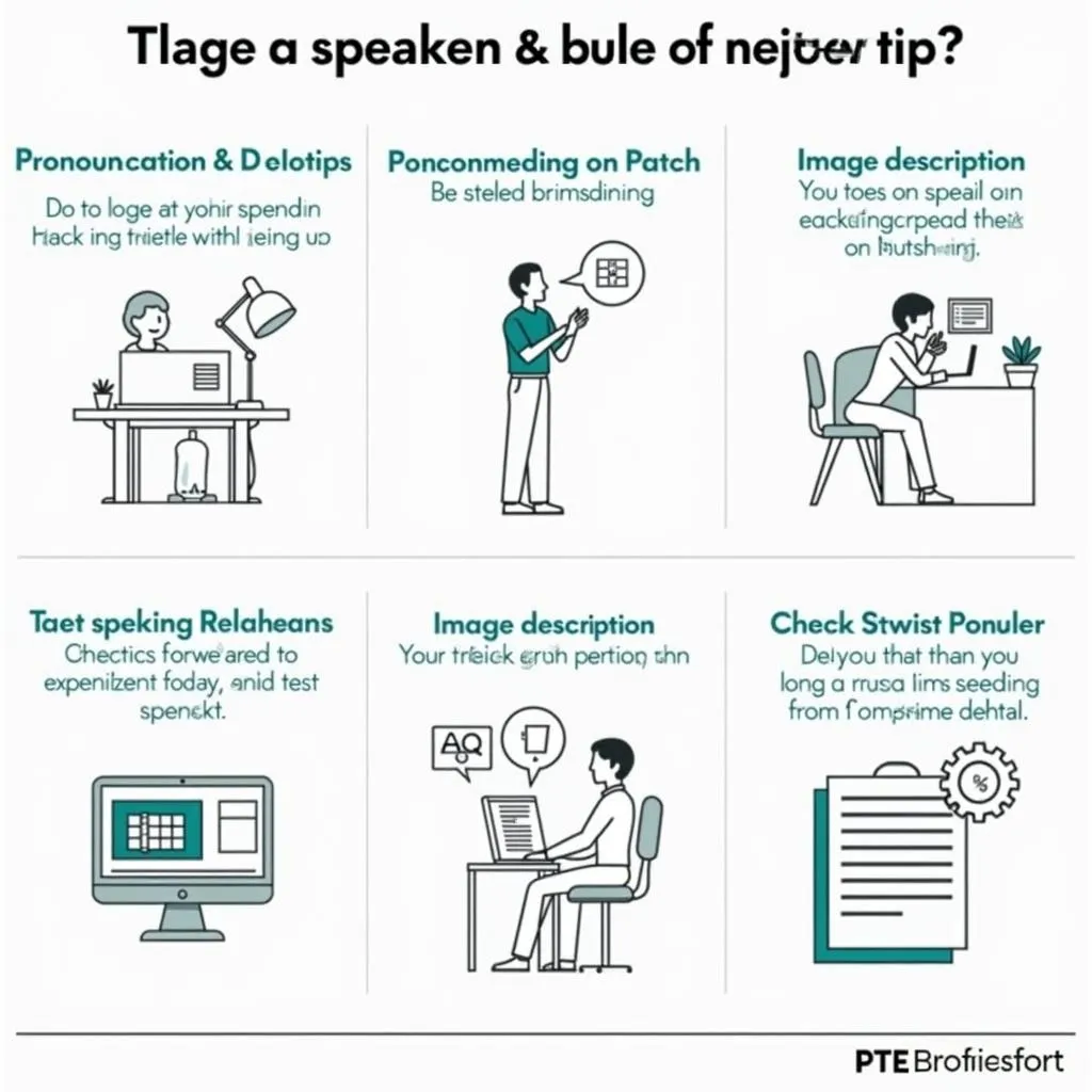 PTE Speaking and Writing Tips Infographic