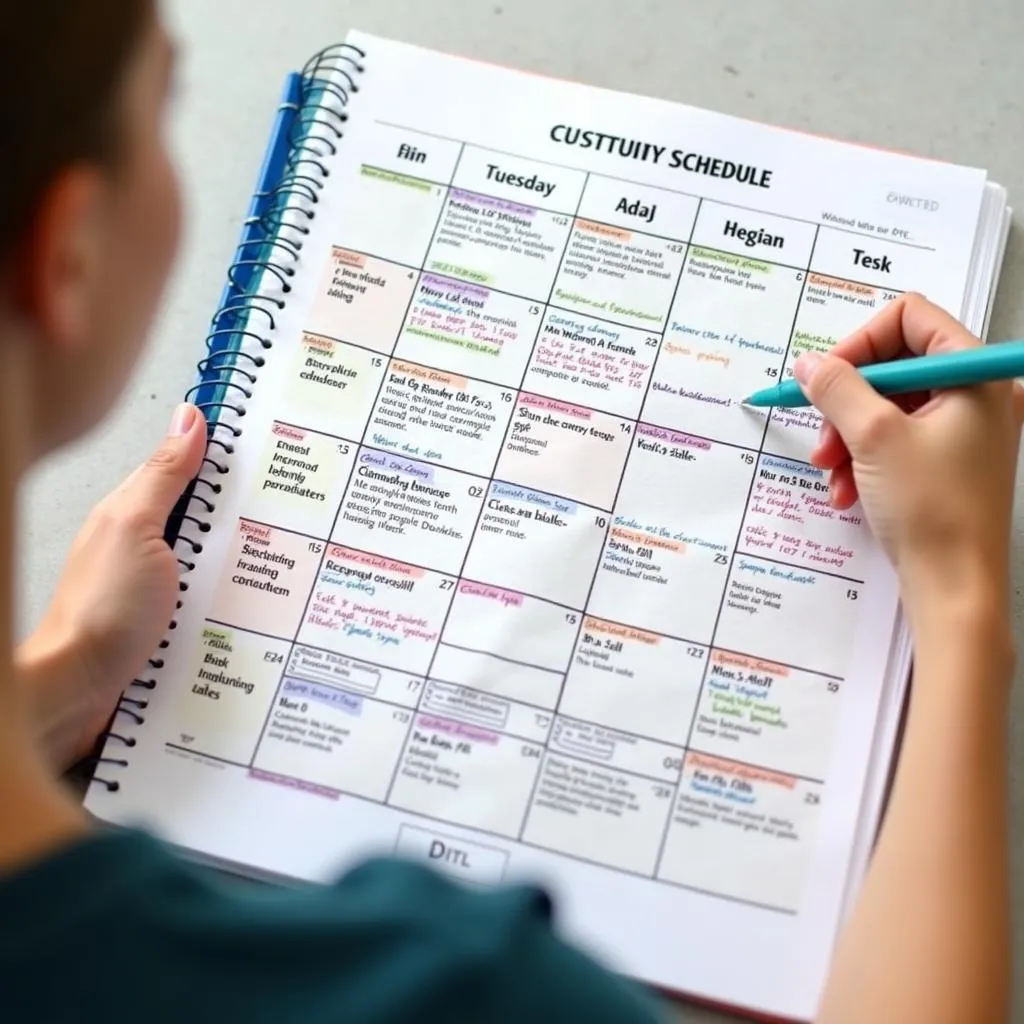 Creating a personalized PTE study schedule