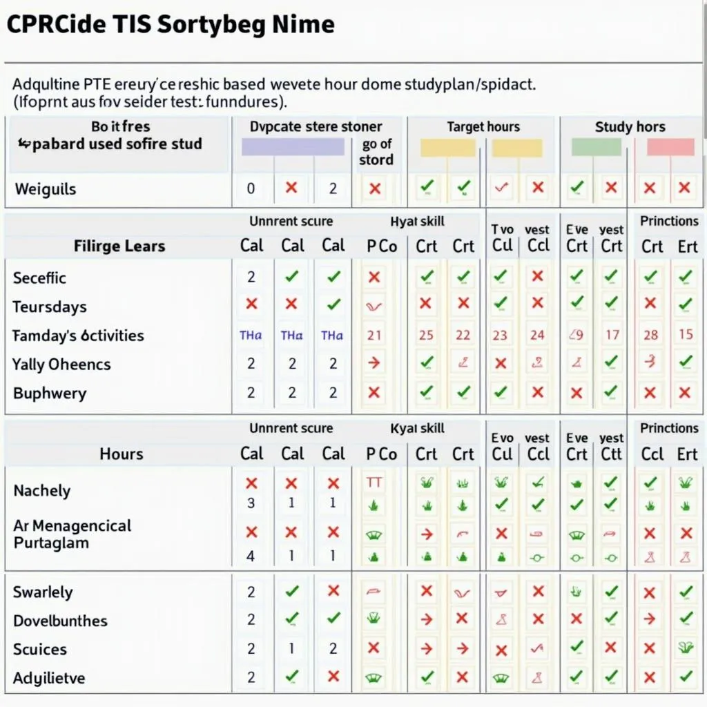 PTE Targeted Study Plan Based on Feedback