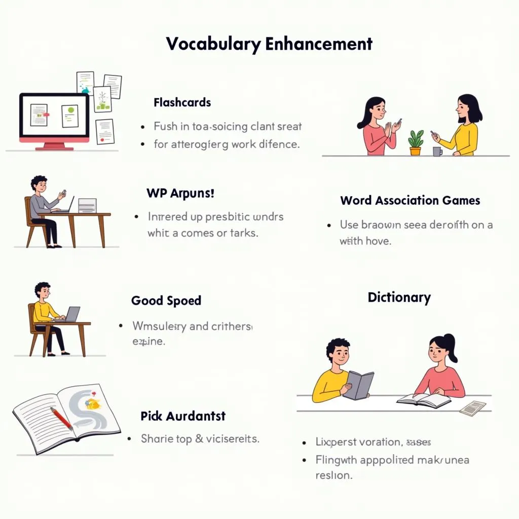 Methods to enhance vocabulary for PTE reading aloud