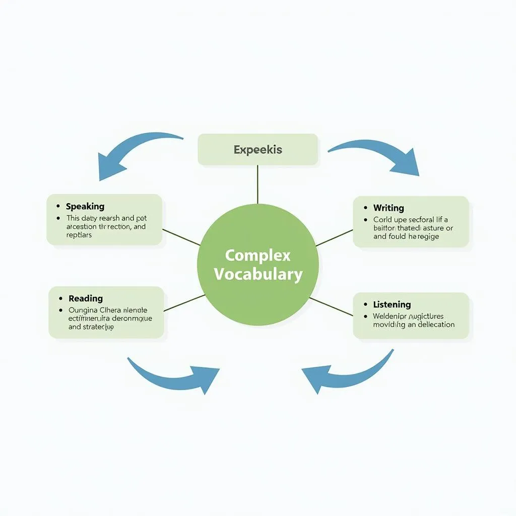 Integrating complex vocabulary into PTE tasks