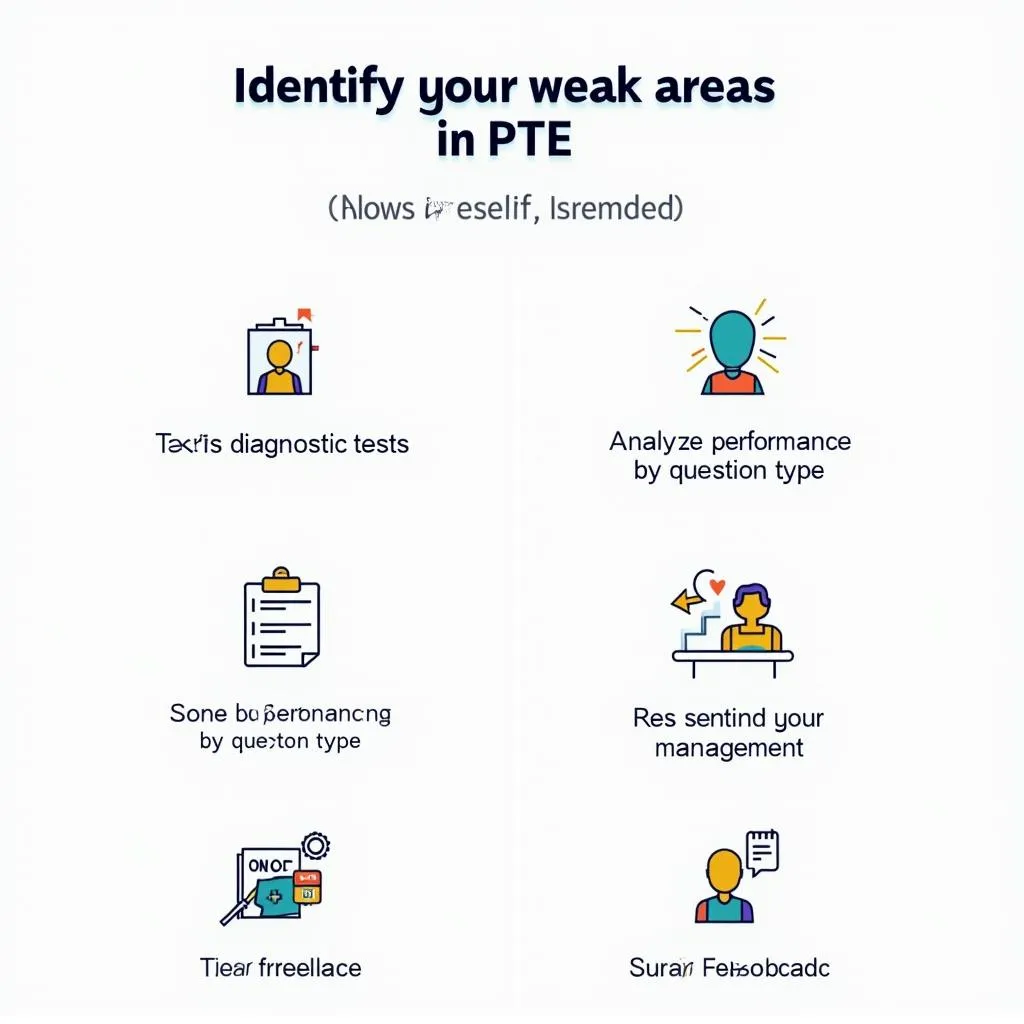 Identifying weak areas in PTE