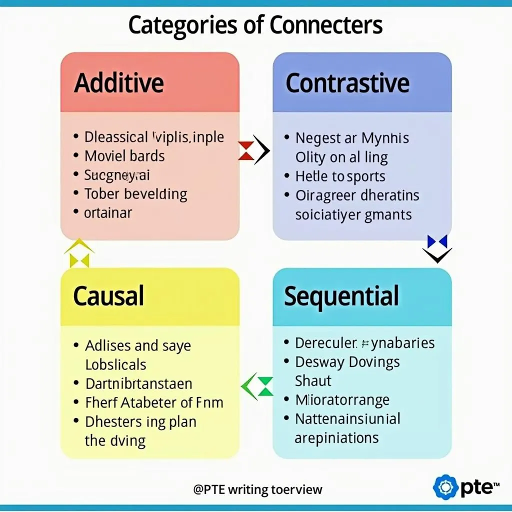 Types of Connectors in PTE Writing