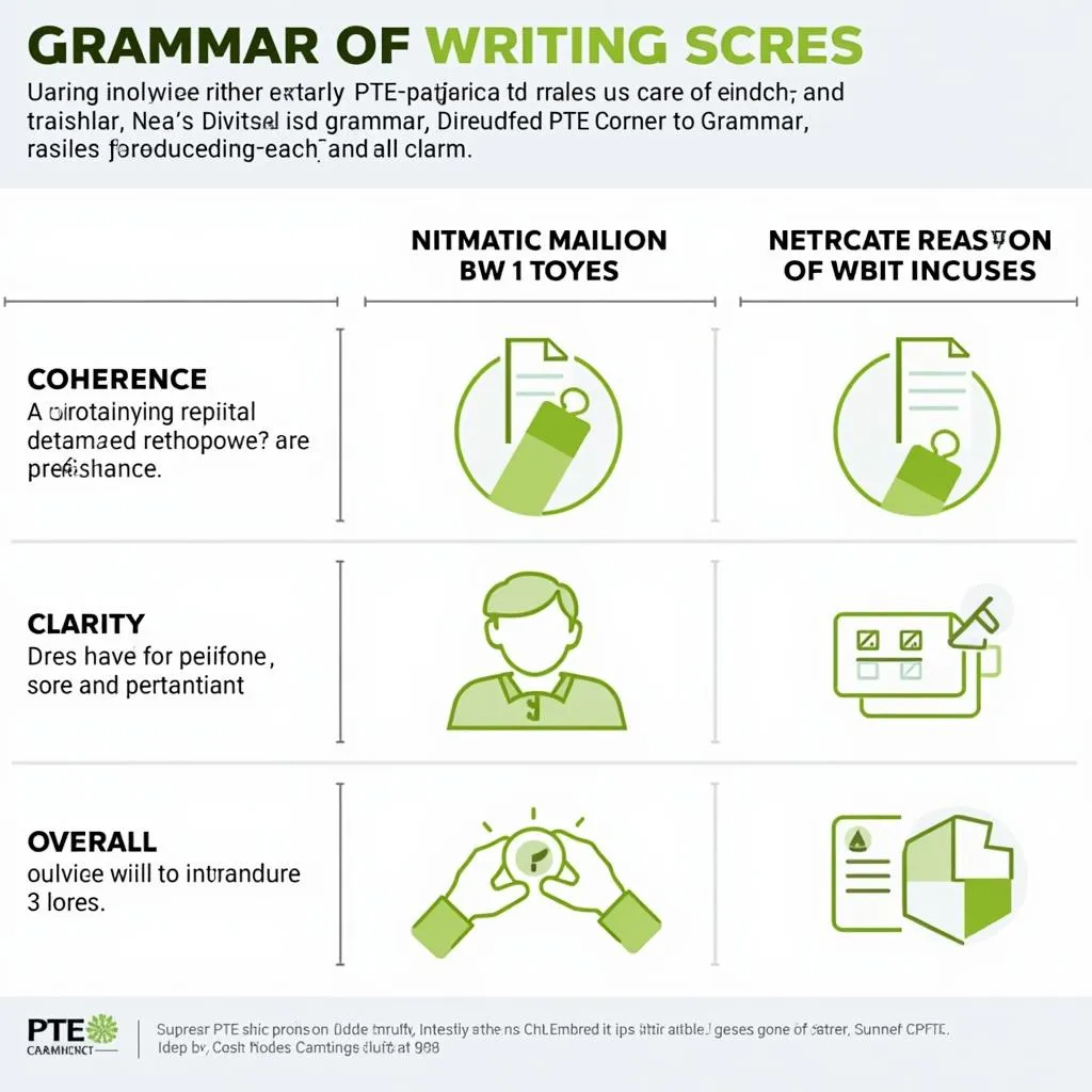 The importance of grammar in PTE writing