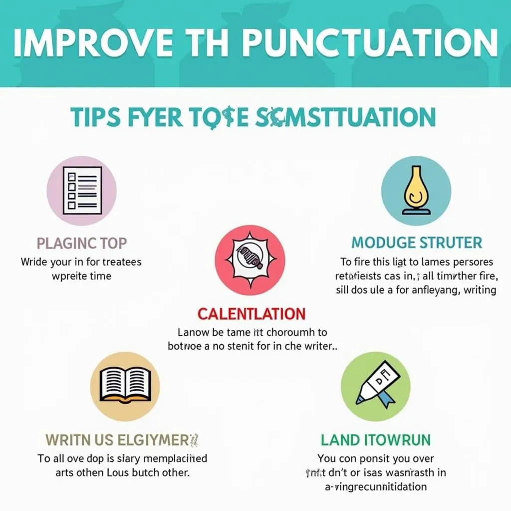 Punctuation improvement strategies for PTE writing