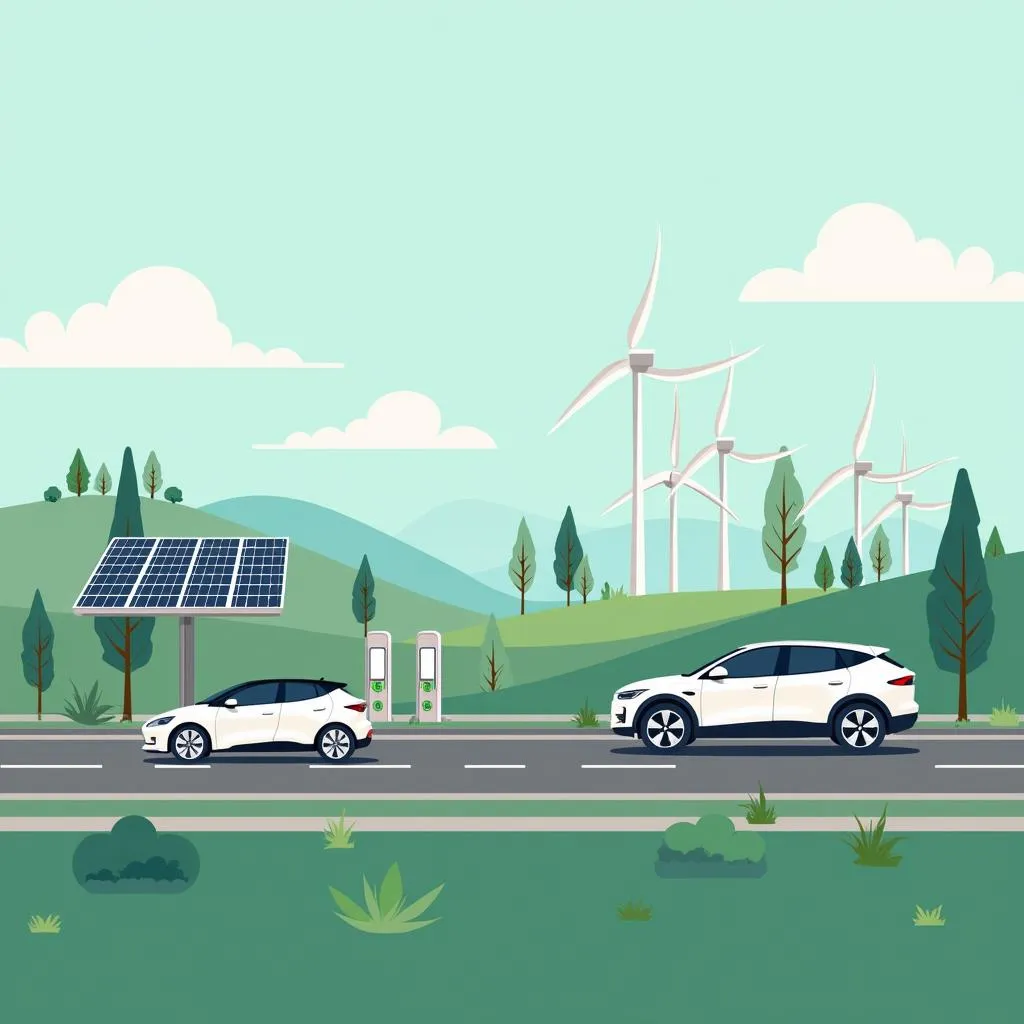 Renewable energy transforming transportation with electric vehicles and hydrogen cars