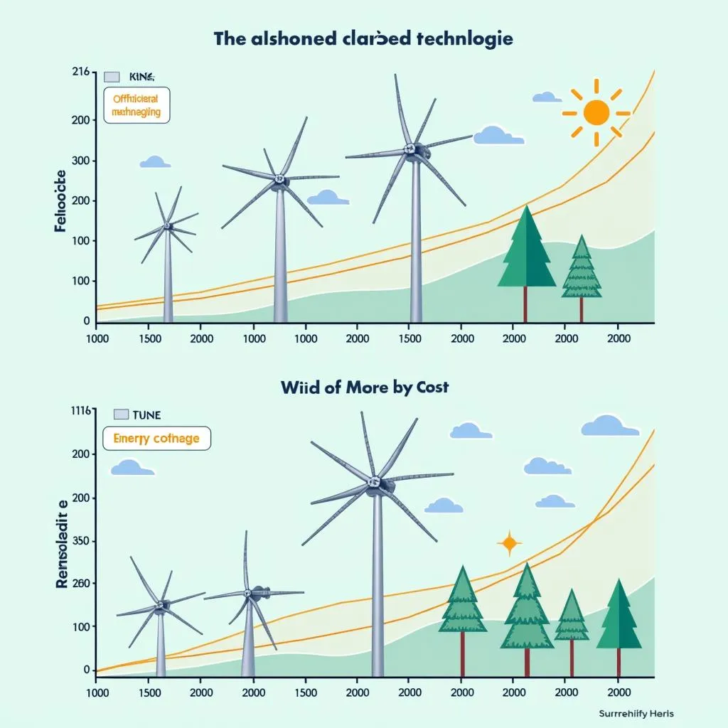 Innovations in renewable energy technology illustration