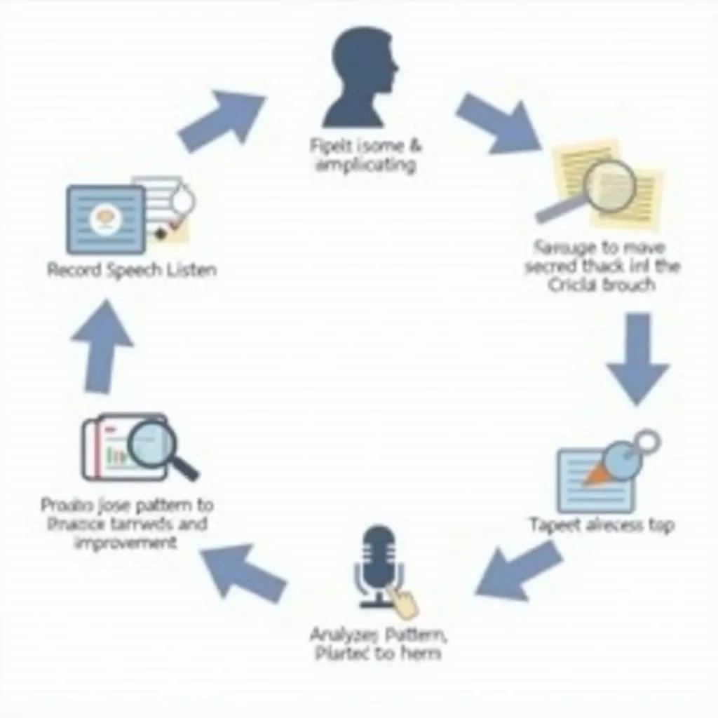 Self-analysis process for PTE speaking improvement