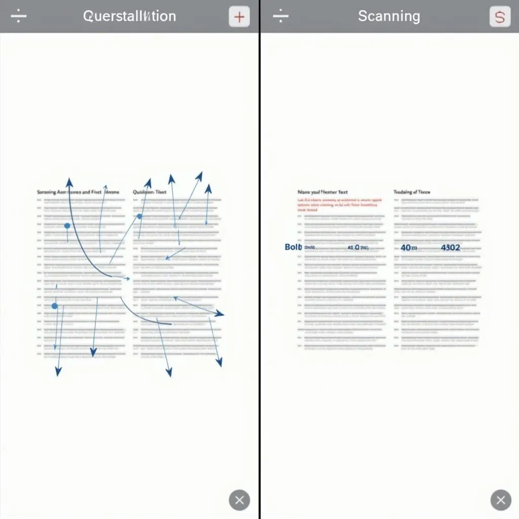 Comparison of skimming and scanning techniques for PTE reading