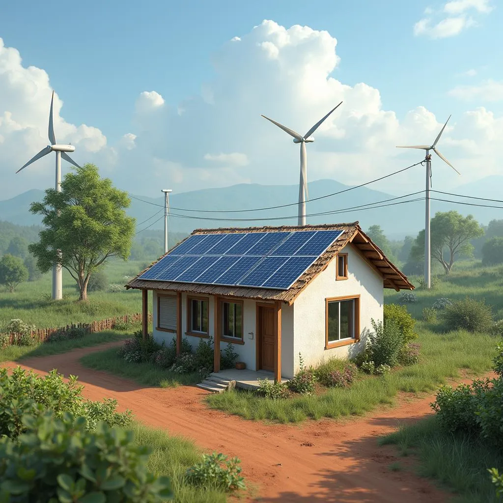 Renewable energy-based microgrid provides clean energy in remote areas