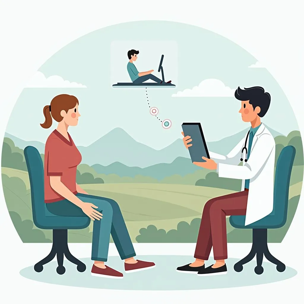 Telemedicine in rural areas offering remote healthcare services