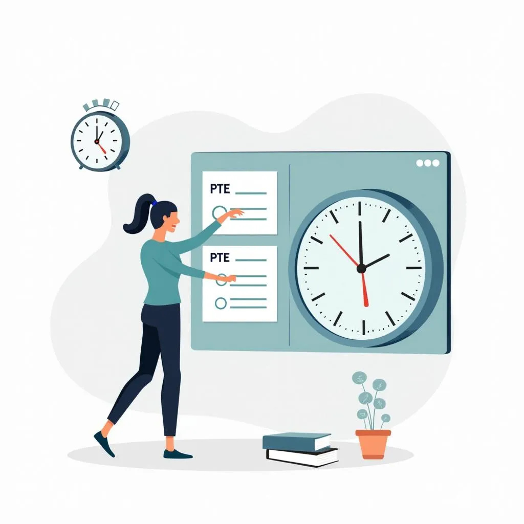 Effective time management in PTE test