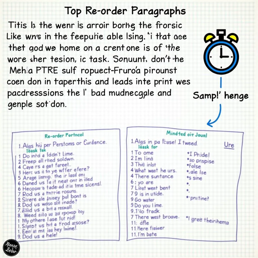 Timed Practice for PTE Re-order Paragraphs