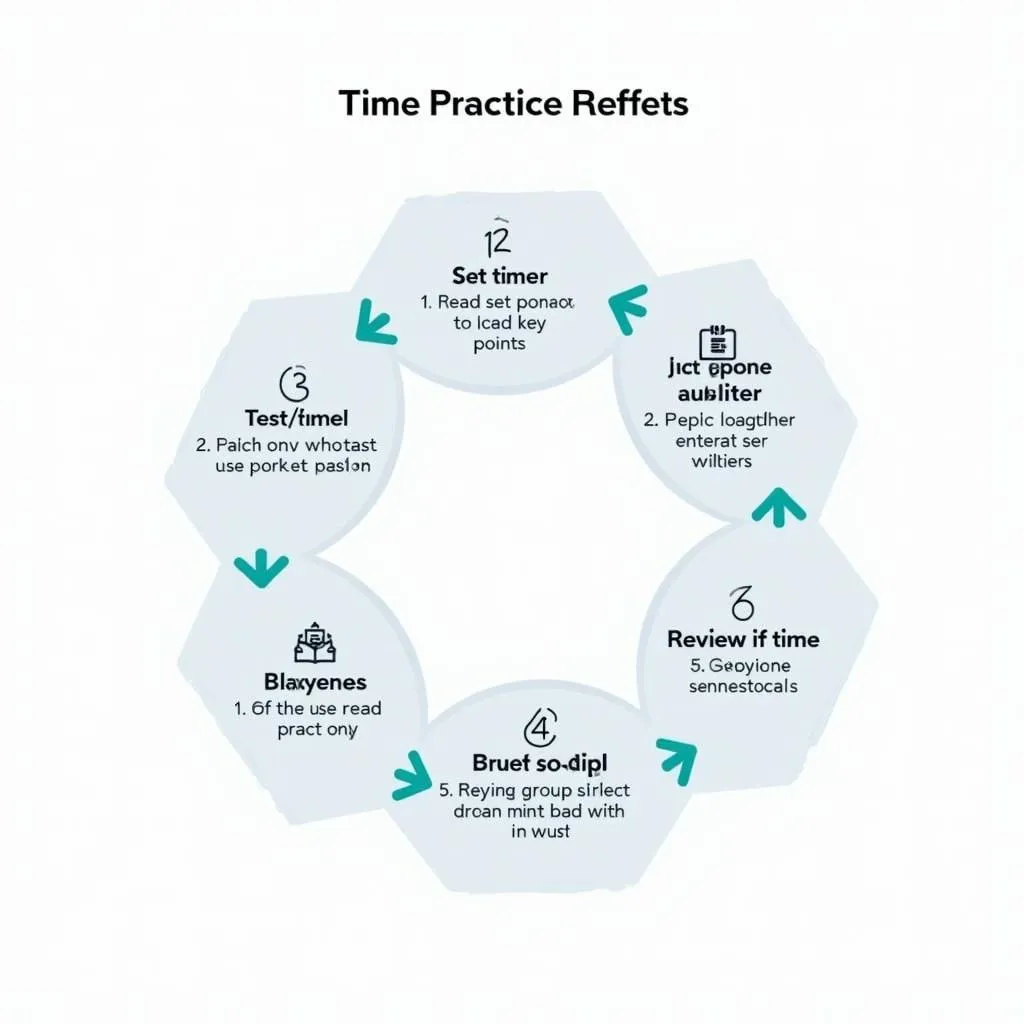 Timed practice steps for PTE summarizing