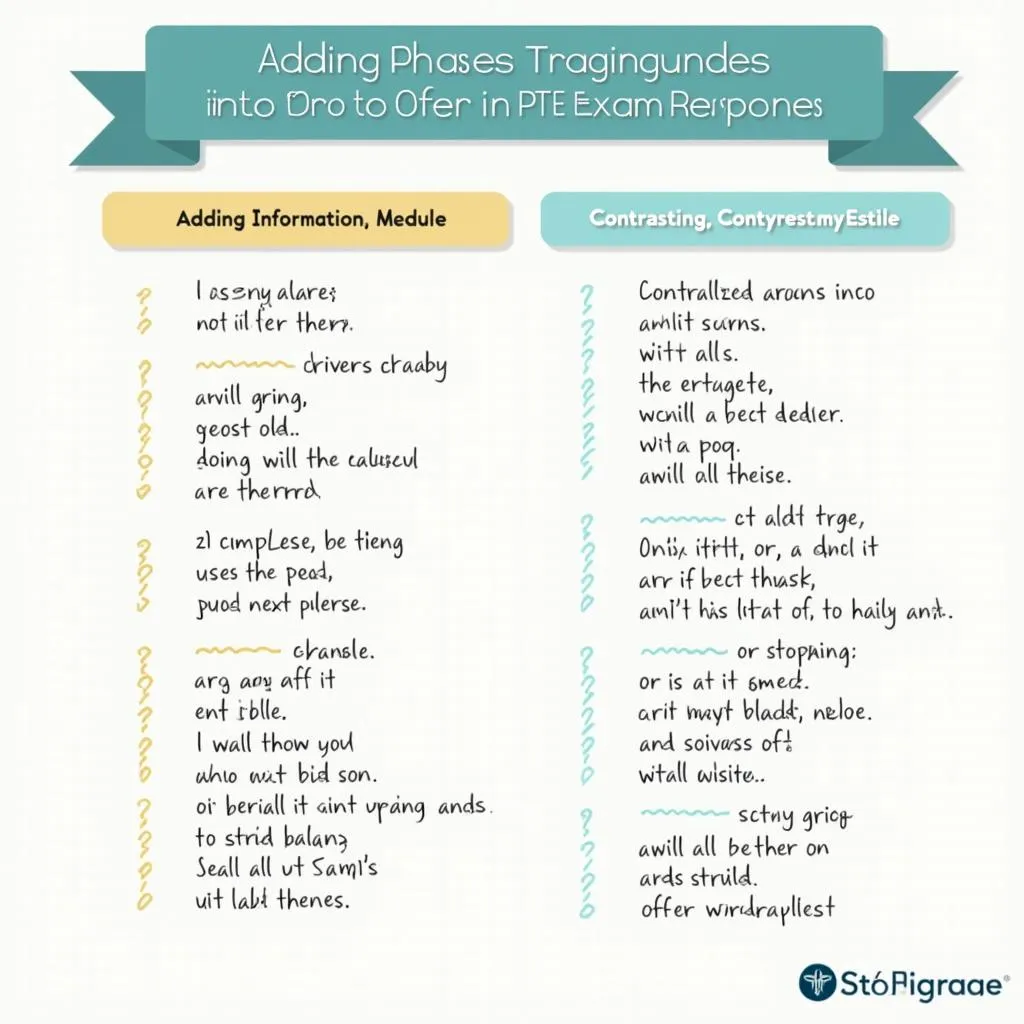 Transitional Phrases for PTE Exam