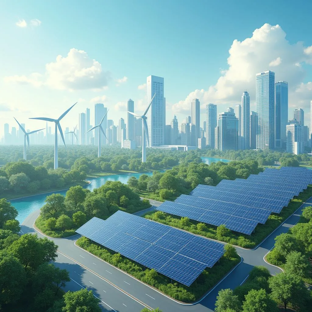 Adoption of green technologies in urban areas to reduce carbon