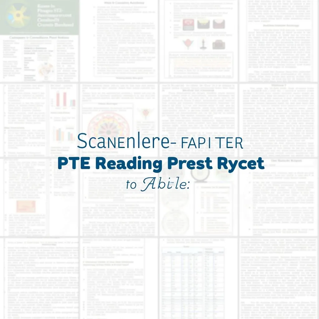 Varied text types for scanning practice