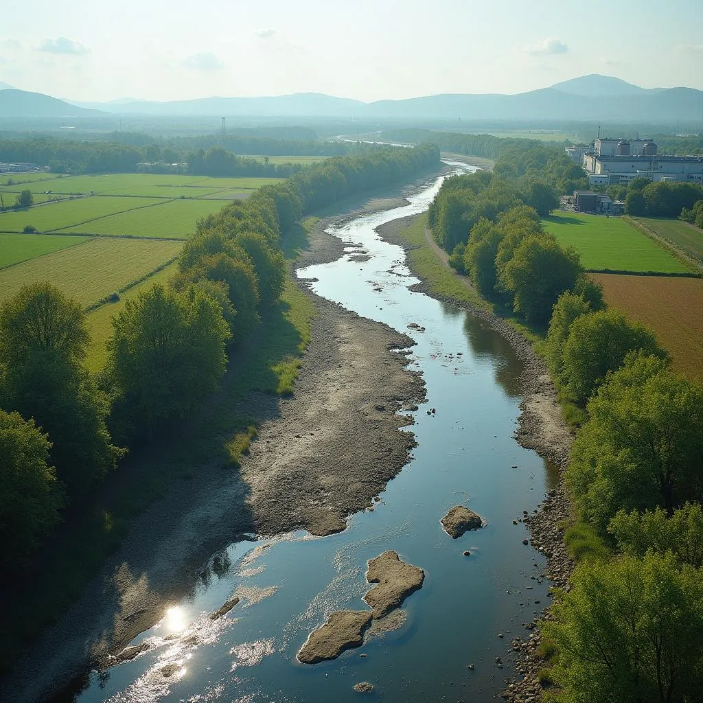 Water pollution and ecosystem damage from industrial and agricultural runoff