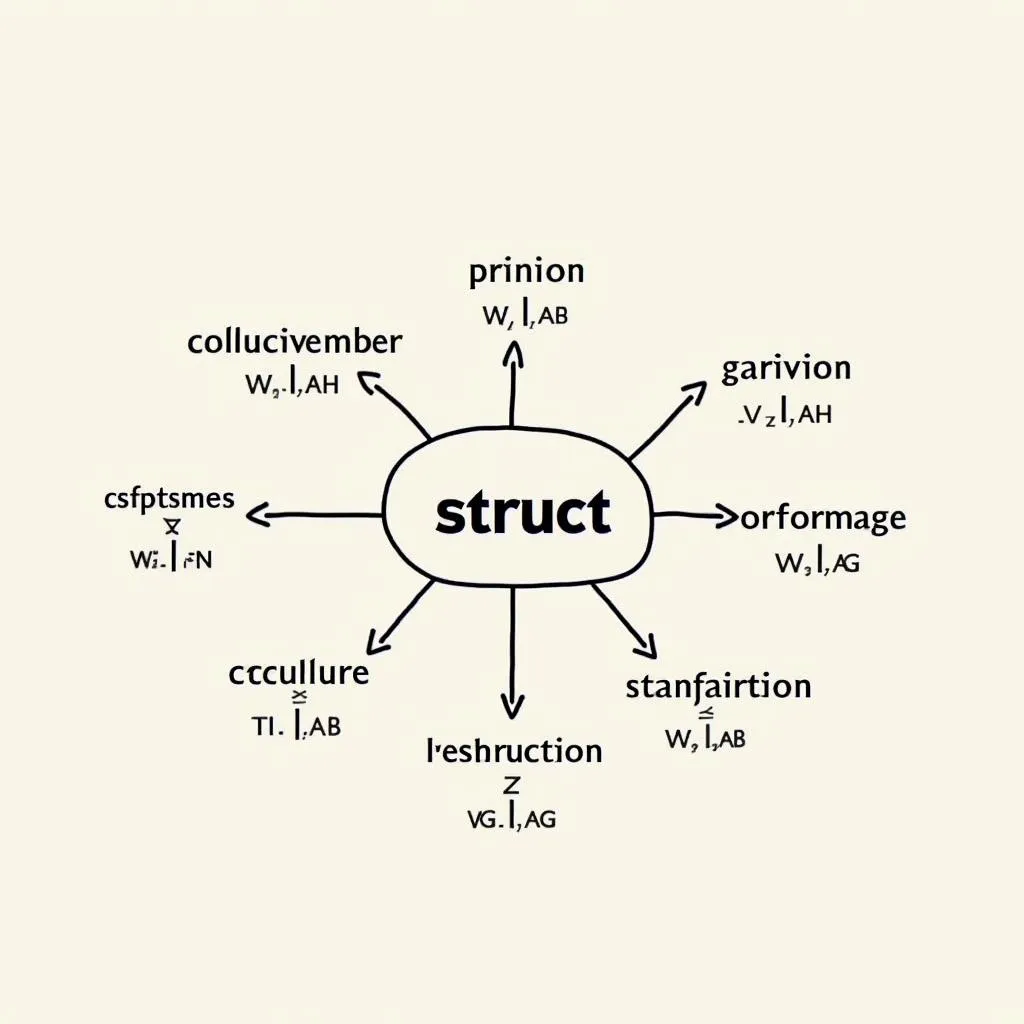 Word roots and affixes diagram