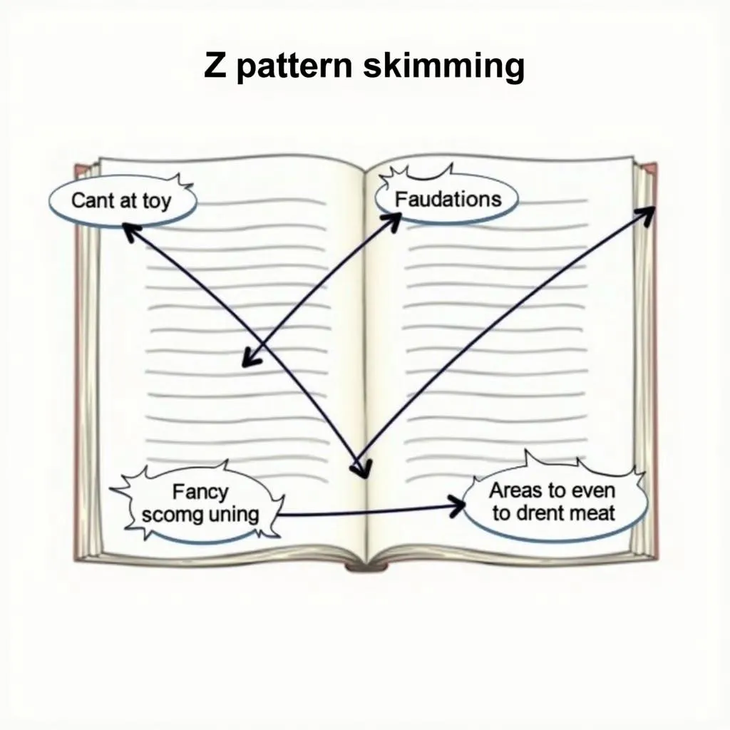 Z Pattern Skimming Technique for PTE Reading